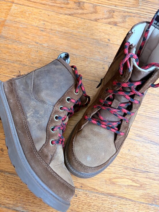 UGG Other - Ugg kids brown lace up boot